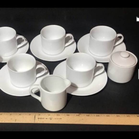 Price drop!Crate & Barrel Espresso set - Picture 1 of 3